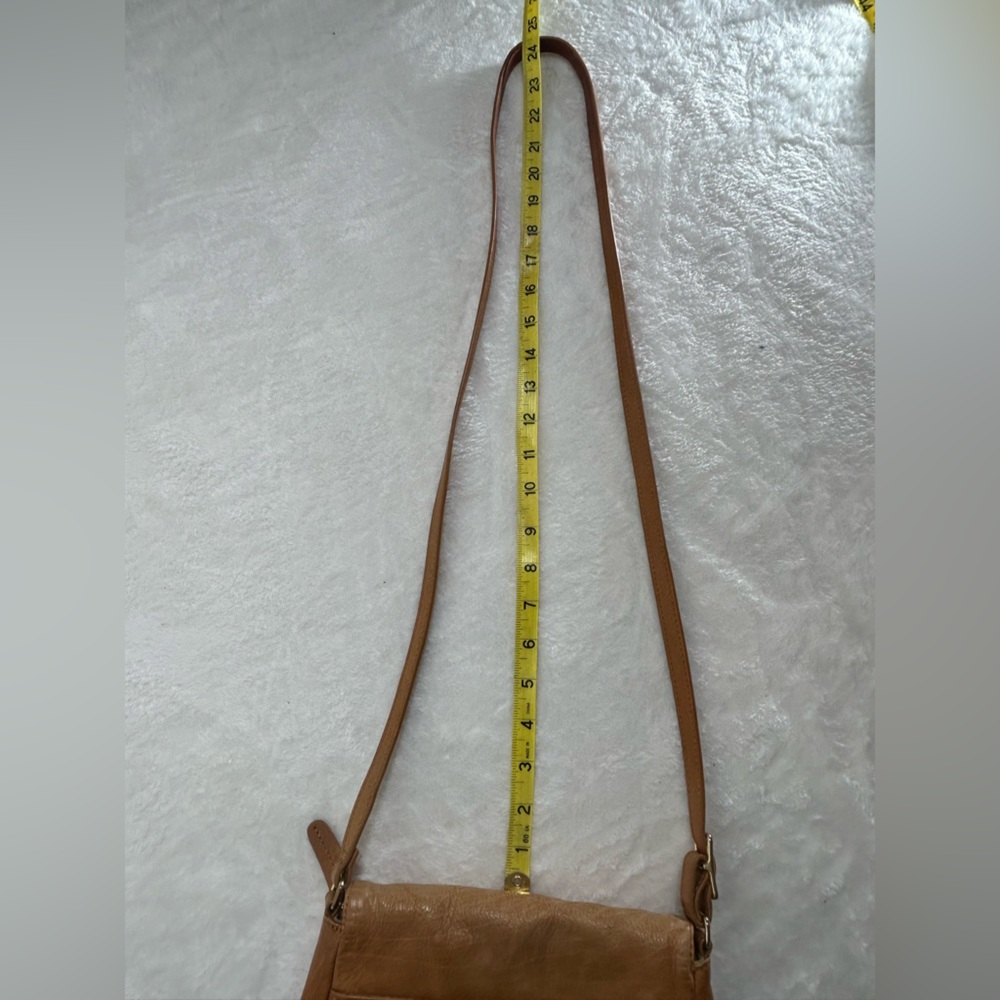 Margot Classic Soft Brown Leather Boho Crossbody Bag & Adjustable Shoulder Strap - Picture 11 of 13